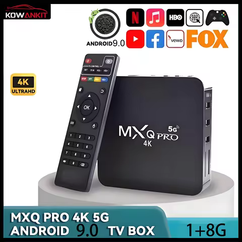 2025 MXQ PRO TV Stick Android9.0 TV Box HDR Wifi smart TV 5G 4K H313S HD smart TV BOX Voice Remote Set TOP Box