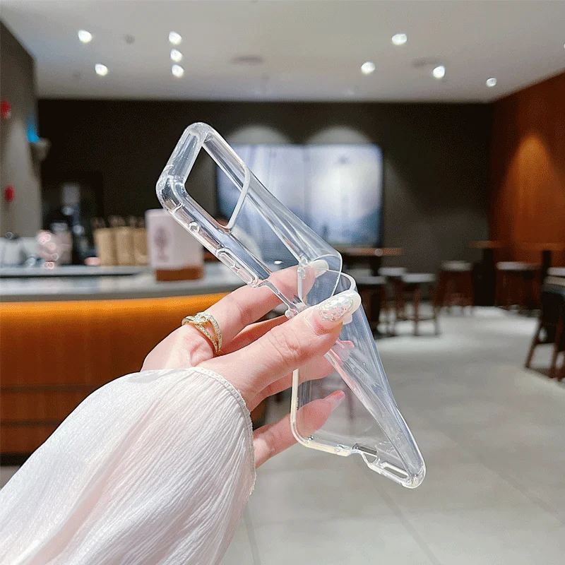 مضحك زهرة جميلة الكلب الكرتون نمط واضح قضية الهاتف لسامسونج غالاكسي Z فليب 7 فليب 6 4 3 غطاء قابل للطي ل Z Flip7 Flip5 #6