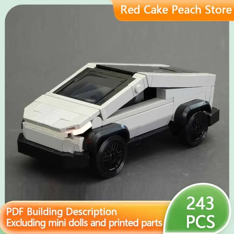 Popular City Car Model MOC Building Speed Champion Pickup Truck Modular Technology Gifts Holiday Assemble Children Toys Suit