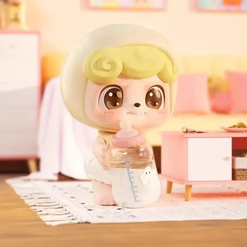 Genuine Q.Kid Be Your Q Baby Series  Action Figure Blind Box Cartoon Figure Collection Desktop Decor Model Dolls Toy Kid Gift