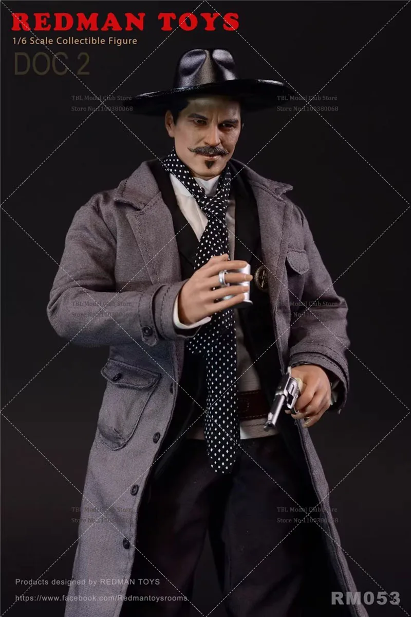 REDMAN TOYS RM052 RM053 1/6 Męski Żołnierz Klasyczny Zachodni Kowboj Film Grób Miasto Wódcy Pełny Zestaw 12'' Figurka Akcji Model Zabawki