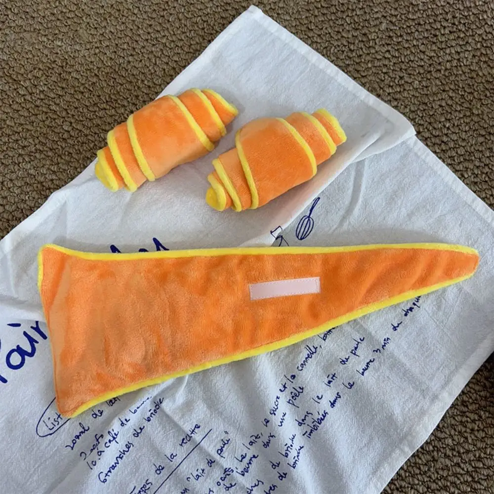 Croissant Dog Bite Resistant Dog Training Interactive Squeaky Dog Mental Stimulation Dog Slow Feeder Feeding Activity