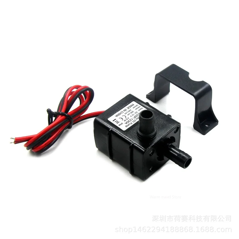 DC 12V Portable Electric Pump Water Cooling Silent Submersible Pump Waterproof Centrifugal Pump Home Garden Outdoor Tool