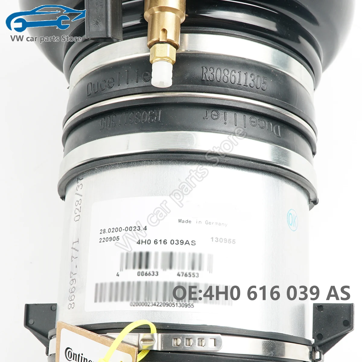 1 قطعة 4H0616039AS 95B616039 الجبهة الخلفية الهواء الربيع تعليق امتصاص الصدمات تبختر لأودي A8 D4 S8 A6 C7 A7 ماكان 4H0616001M #5