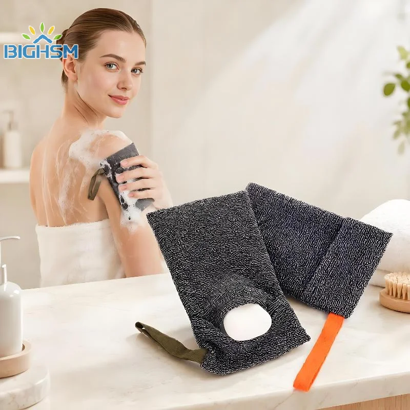 Soap Pocket Exfoliating Soap Saver Pouch, Body Scrubber Rough Sponge Exfoliator For Bath Or Shower, Mesh Bar Soap
