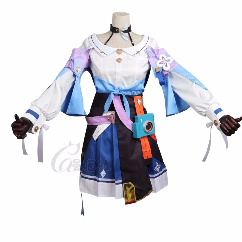 Inyoyo März 7. Cosplay Kostüm Spiel Honkai Star Rail Sanyueqi tägliche Kleid Uniform Frauen Halloween Outfit angepasst neue 2023