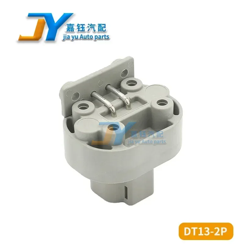 Jaty Jaty1set 2Pin DT13-2P/DT13-2PB Automotive Waterproof Connector Straight Pin Holder PCB Solder Panel End Socket Connector