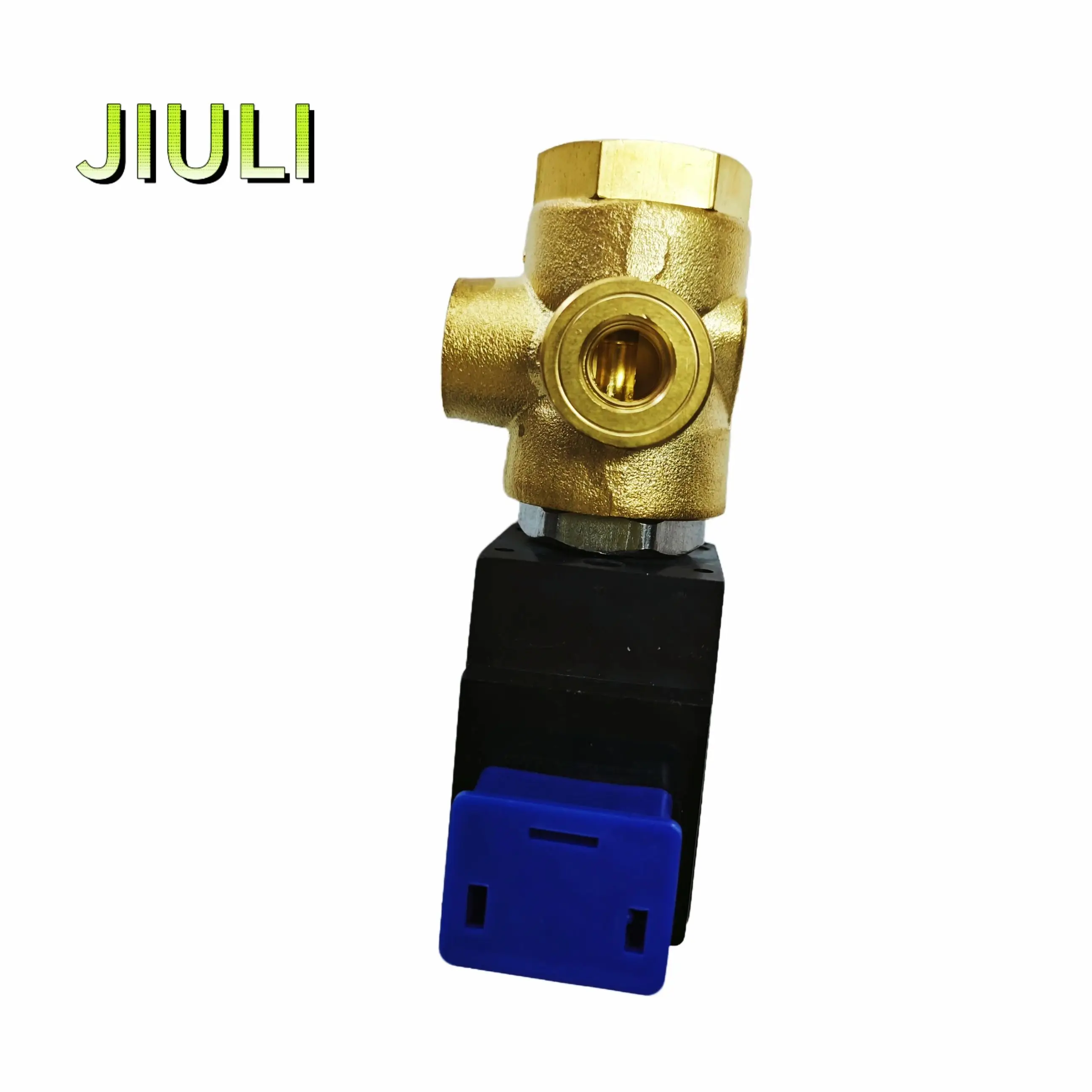 3-Way Normally Closed NC Solenoid Valve Large Orifice DC24V for Autoclave Air/Water Control, Dental Sterilizer Replacement Parts