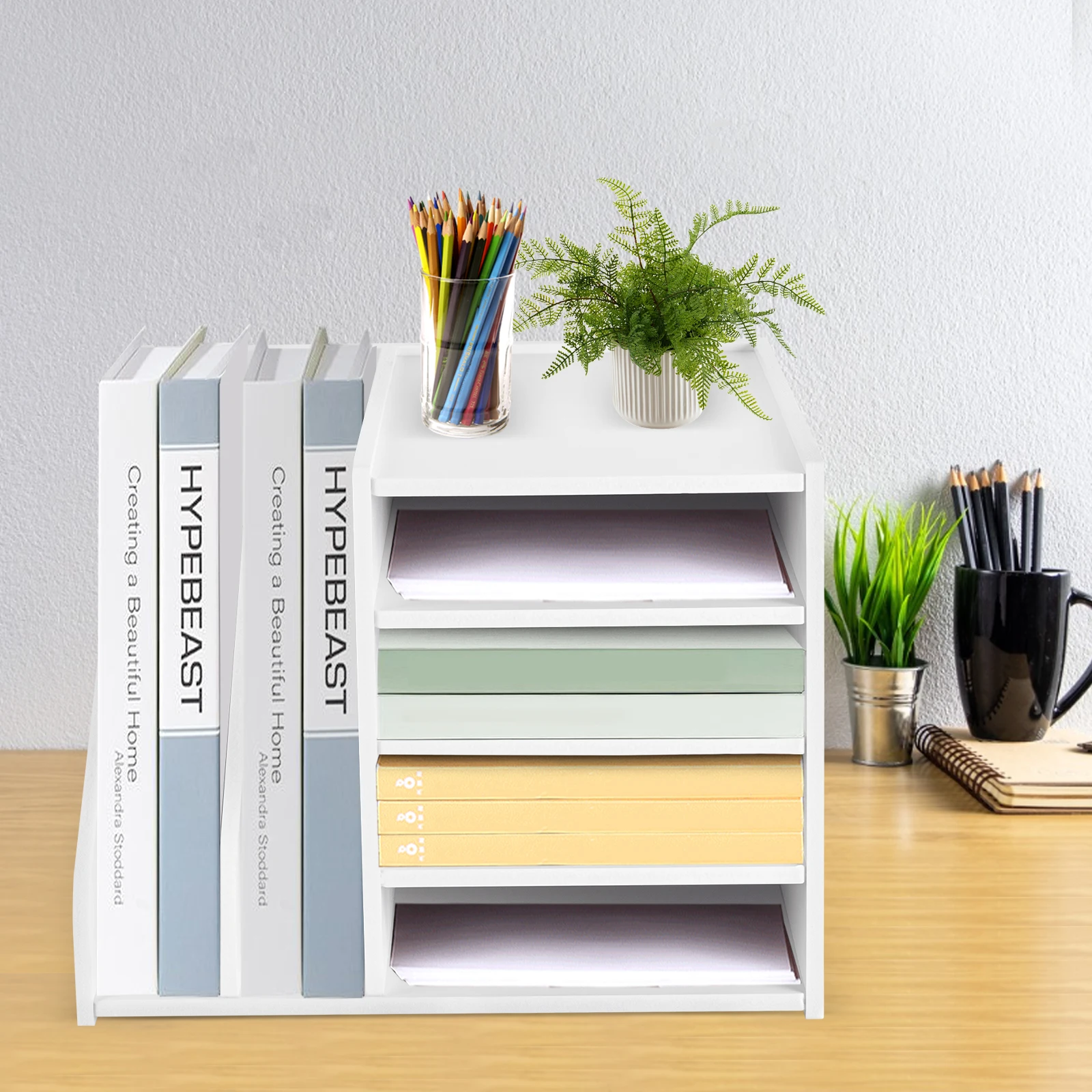 4-ярусная 2-уровневая стойка д – обзор и цена Desktop Filing Tray