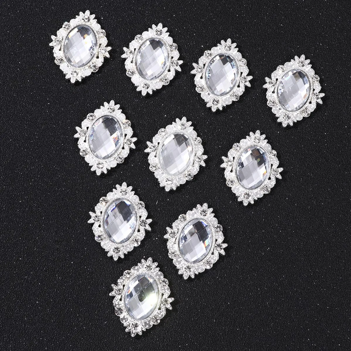 

10pcs For Buckles Rhinestone Shoe Pearl Shoe Decoration Clip Decorations Pearl Buckles For Flats Boots Sandals Pumps