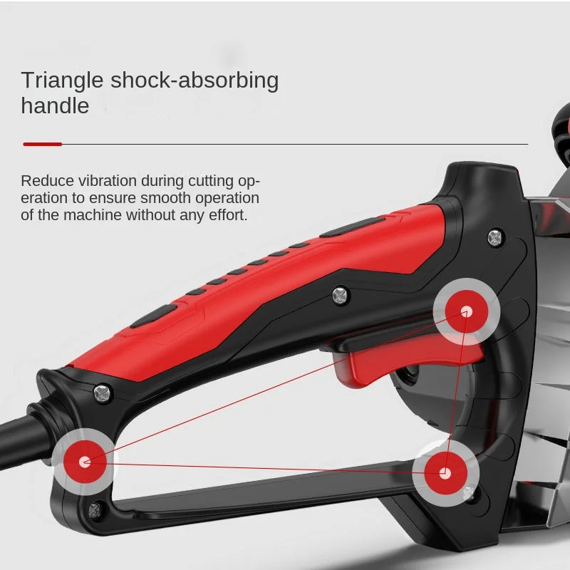 16-inch 2400W High-power Chainsaw Logging Saw Household Electric Chainsaw Handheld Chainsaw Cutting Chainsaw Electric Saw