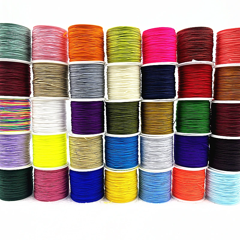 10yards 0.4mm Nylon Cord Thread Chinese Knot Macrame Cord Bracelet Braided String DIY Tassels Beading Shamballa Thread