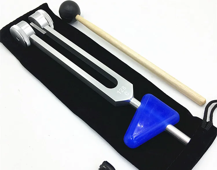 Color 128 hz tuning fork C128 nerve tuning fork, 128 tuning fork percussion hammer for special percussion hammer in god