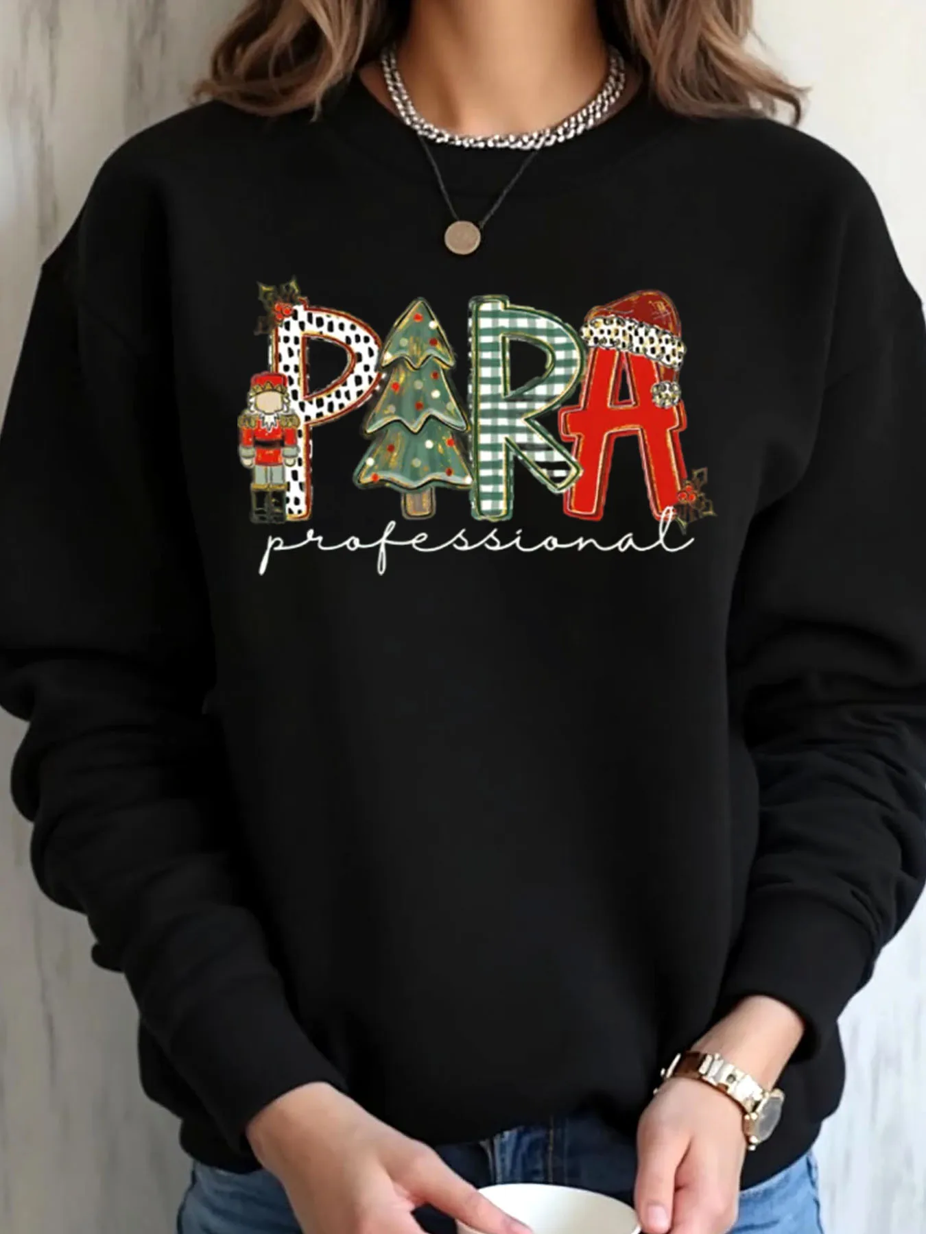 

Женская толстовка большого размера с рождественским принтом, профессиональная верхняя одежда с принтом