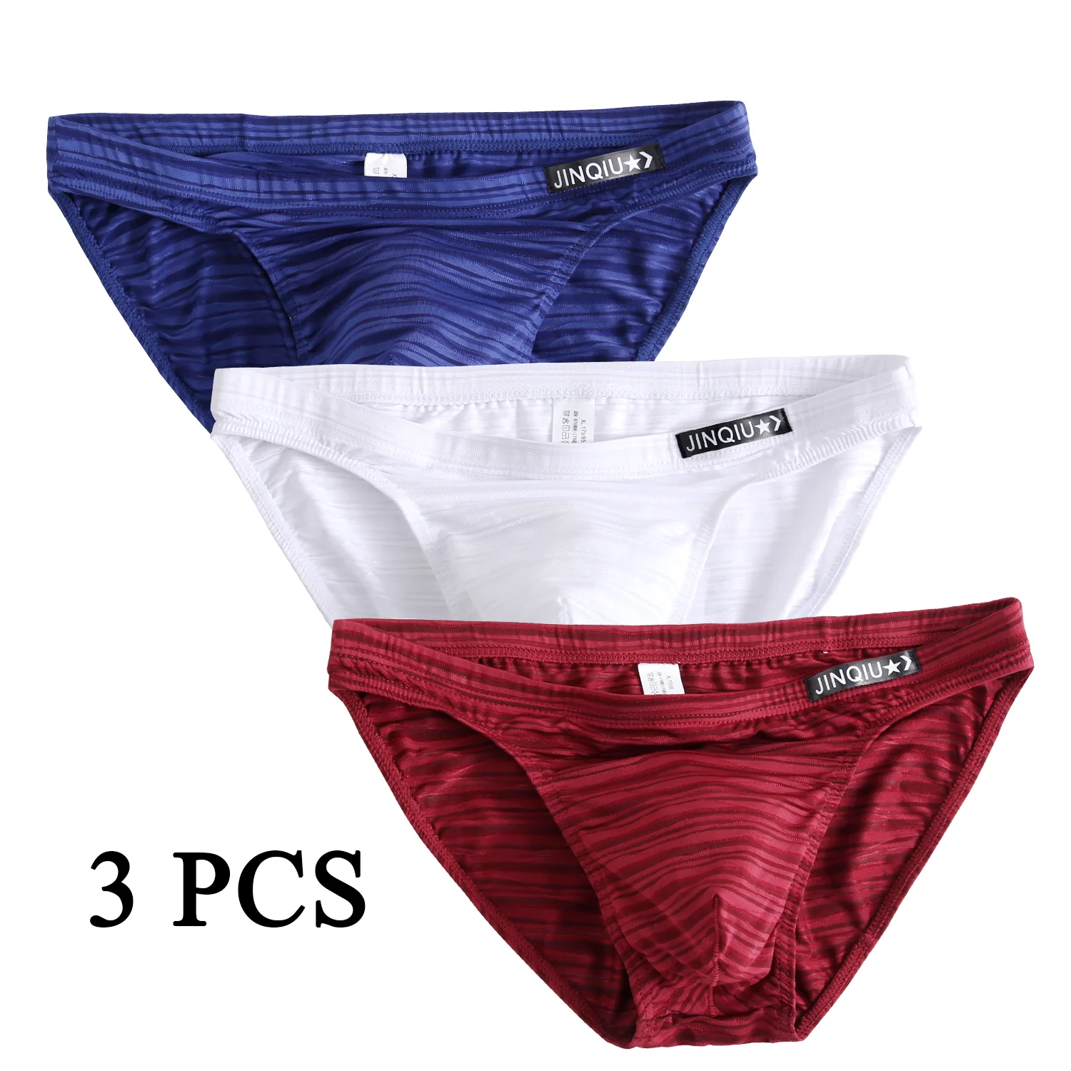 3 PCS Men Panties Nylon Underwear Male Brand Boxer And Underpants For Homme Lot Luxury Set Sexy Shorts Gift Slip