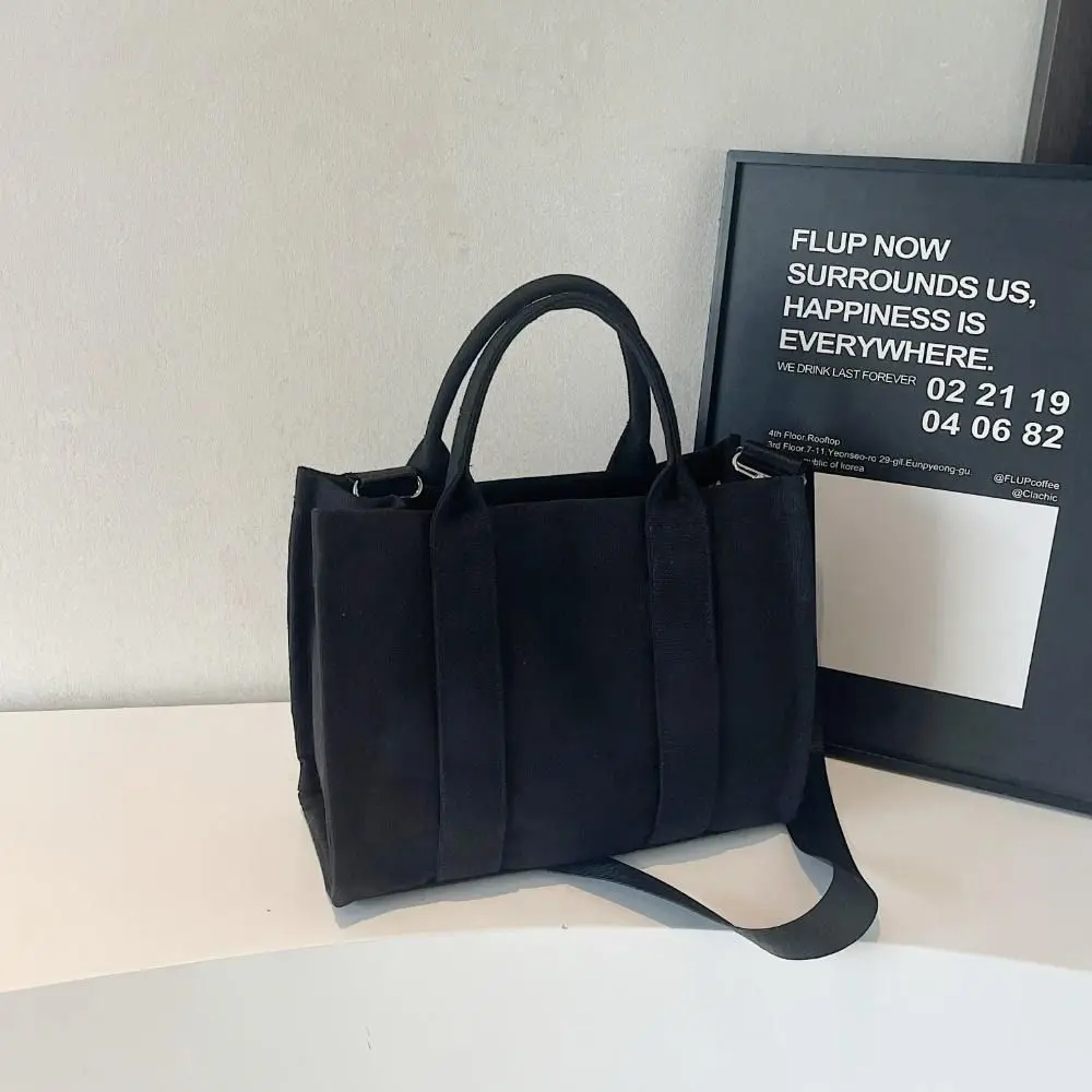 Fashion Canvas Vintage Shoulder Bags Large Capacity Harajuku Teenager Messenger Bag Handbag Tote Bags Crossbody Bag Students view 3