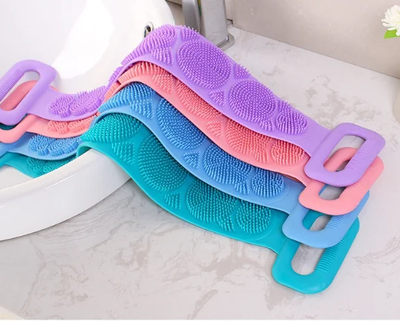 Silikon-Reinigungs- und Schrubbset für die Hände, Handrücken-Massage-Duschset, langlebige Hautreinigungsbürste – Detail 6