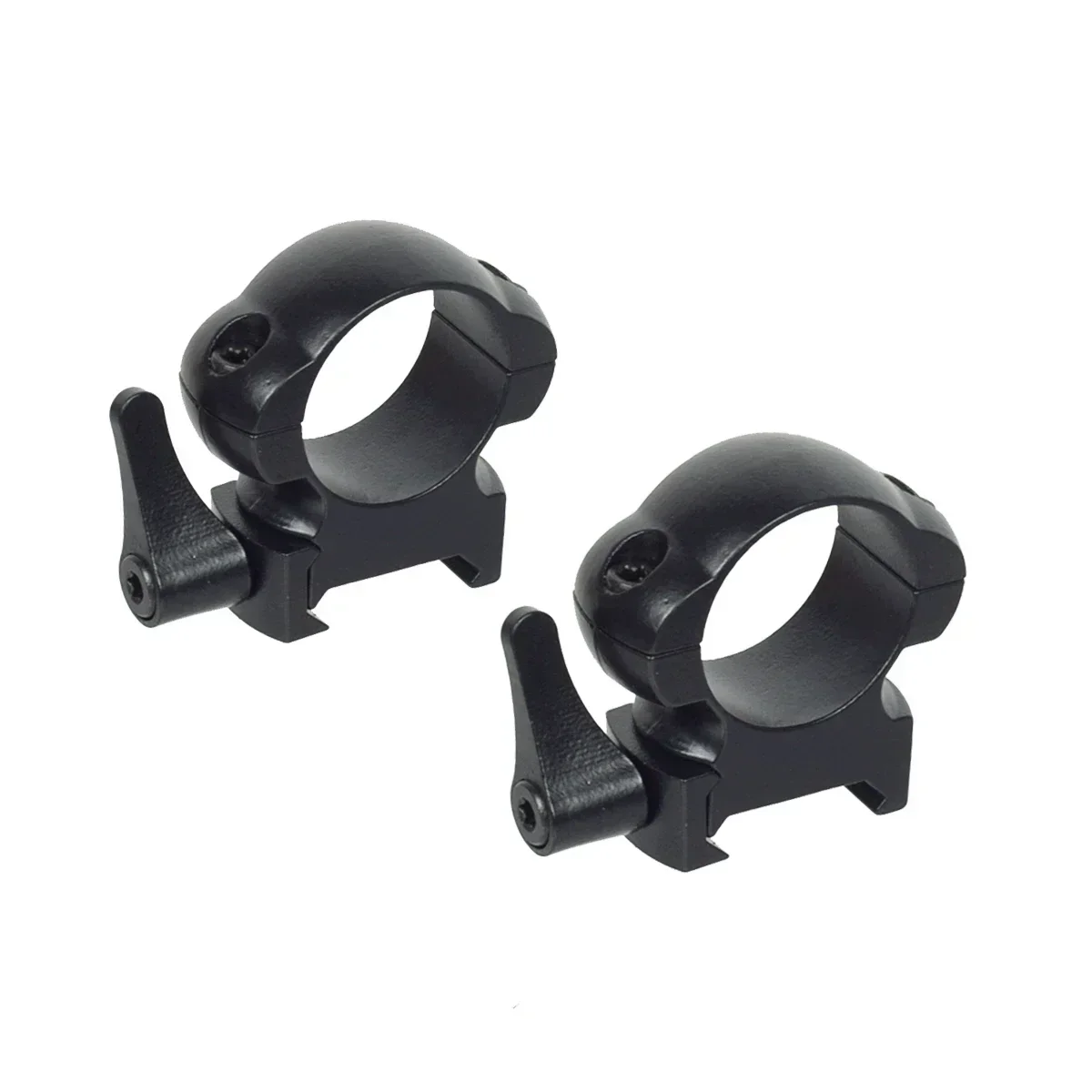 2Pcs QD 1 inch 25.4mm 30mm Tactical Hunting Sight Steel Scope Mount Rings 20mm Picatinny MLOK Rail Rifle ScopeAccessory - view 3