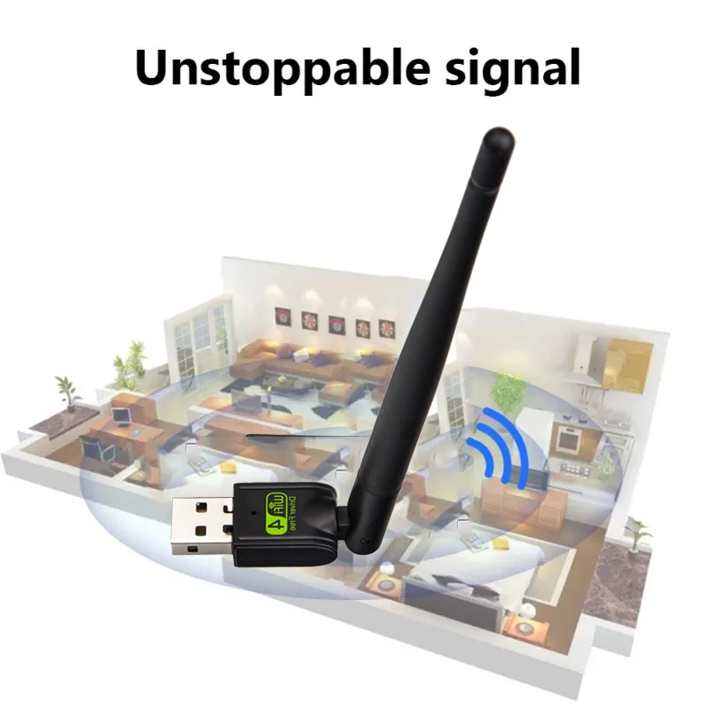 USB Wi-Fi адаптер 650 Мбит/с, 10/11 Мбит/с