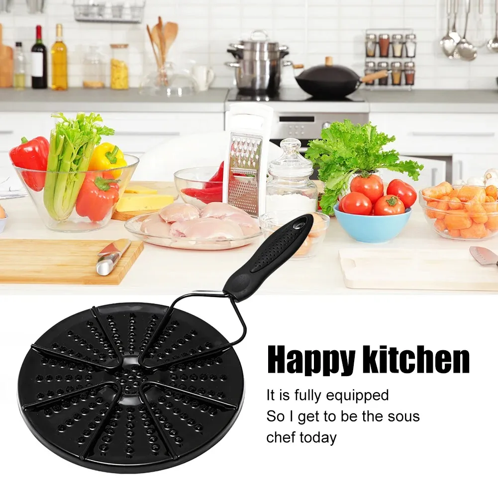 Heat Conduction of Gas Stove Diffuser Distributor Stove Top Heating Plate with Handle Put Rusty Kitchen Supplies