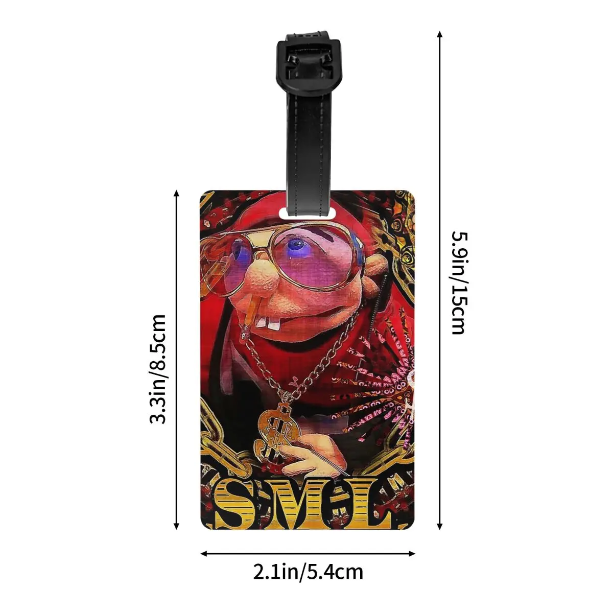 Sml جيفي مغني الراب V3 علامات الأمتعة حقيبة الملحقات السفر المحمولة الأمتعة الصعود علامة التسمية حامل معرف اسم العنوان