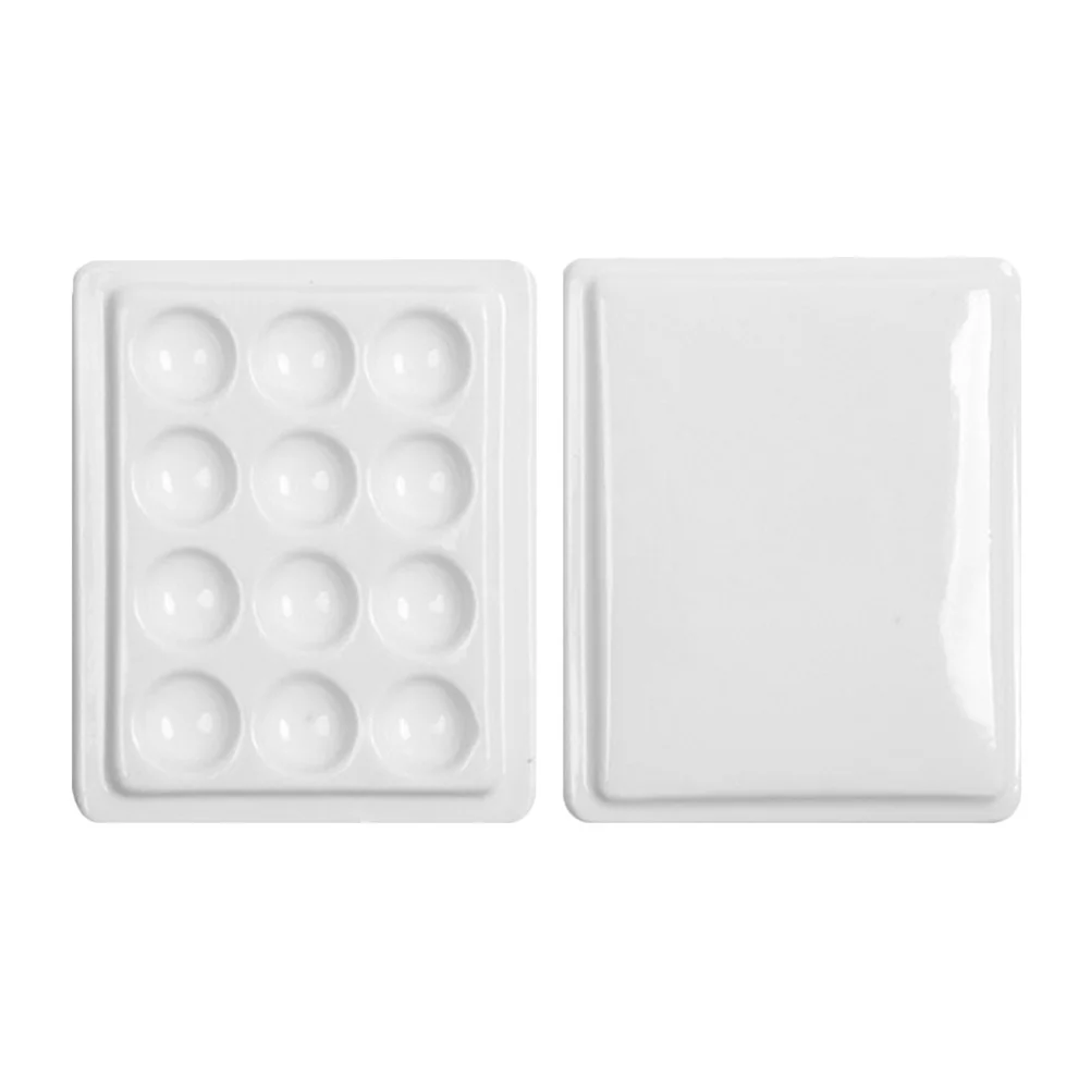 

Watercolor Palette Small Plastic Paint Tray For Artists Students Color Mixing Art Board Lightweight Pigment Storage