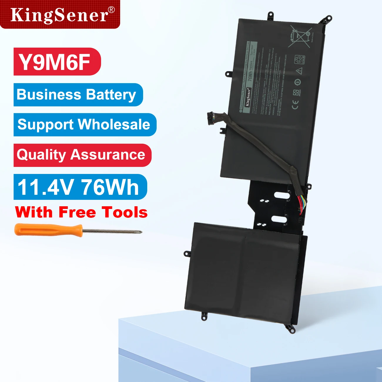 

KingSener Y9M6F 08K84Y новый аккумулятор для ноутбука DELL Alienware M15 M17 R2 P41E P87F ALW15M C7XD9 R4958W P41E001 P87F001 11,4 В 76 Втч