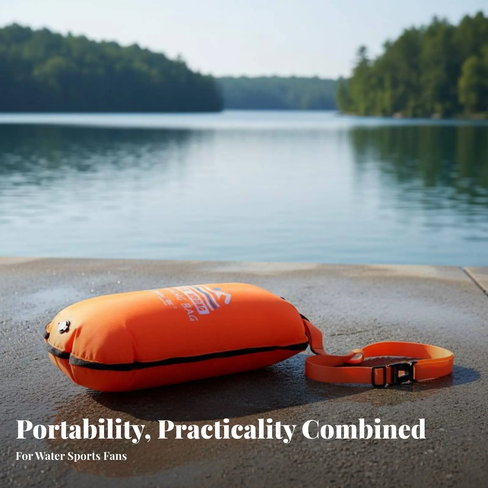 

Надувной водонепроницаемый буй-сумка для хранения и безопасности на воде, легко надуваемый, для плавания