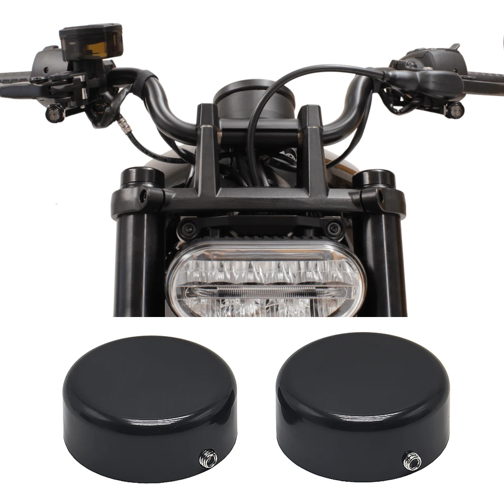 SportsterS Motorcycle Nut Covers Kits For Sportster S 1250 RH1250S Accessories Front Rear Axle Nut Covers Upper Fork Stem Covers - Image 3