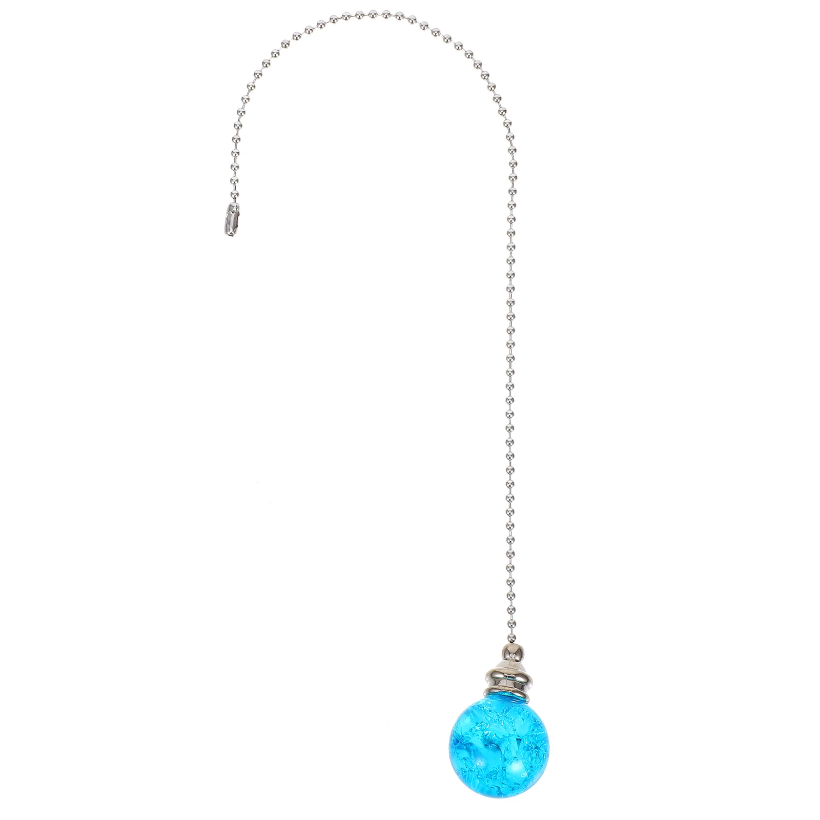 

2pcs Chandelier Chain Pendant Crystal Pull Fan Connector Ceiling Pulls Extender Decorative Crack Chains Lighting Accessories