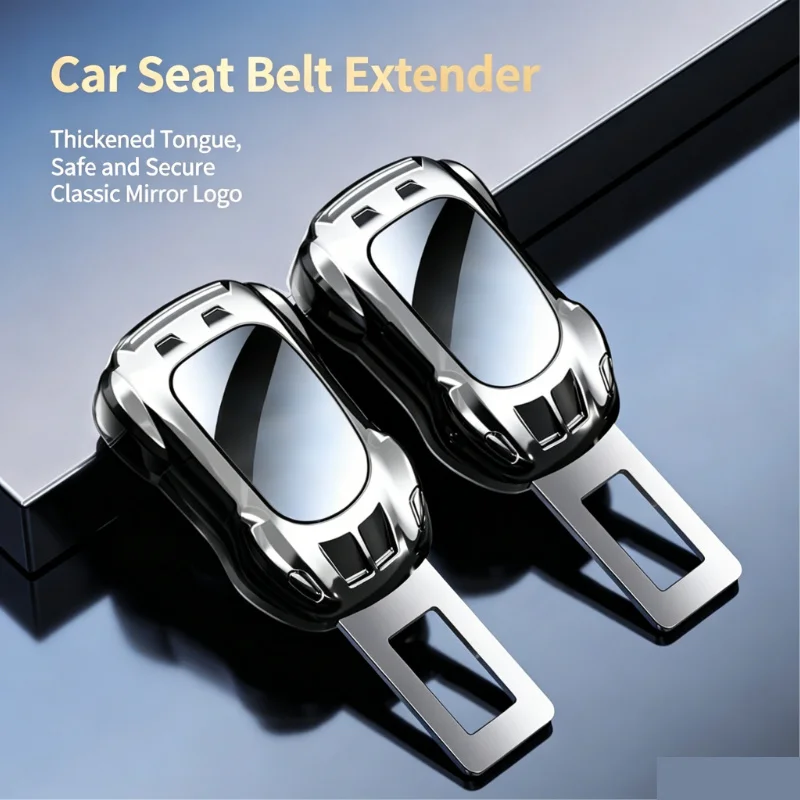 1/2Pcs Car Seat Belt Clip Extender Seatbelt Lock Buckle Plug Shoulder Straps Extender Button Universal Car Accessories