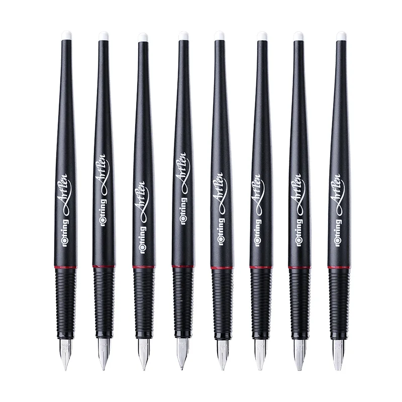 The German Rotring Original Fountain Pen Art EF/F/M/1.5/1.9/2.3mm Practice Writing Pen Accessories Handwriting Business Gift