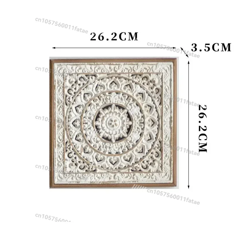 ديكور حاجز منحوت عتيق للتعليق على الحائط، لمدخل ديكور الفندق Bnb وغرفة المعيشة ريفي فريد من نوعه #3