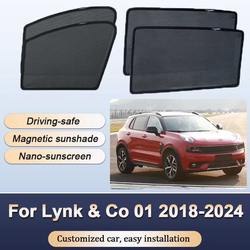 

Sun Shades For Lynk & Co 01 CX11 2018-2024 Sunshades Magnetic Privacy Protection Visor Curtains Window Shade Auto Accessories