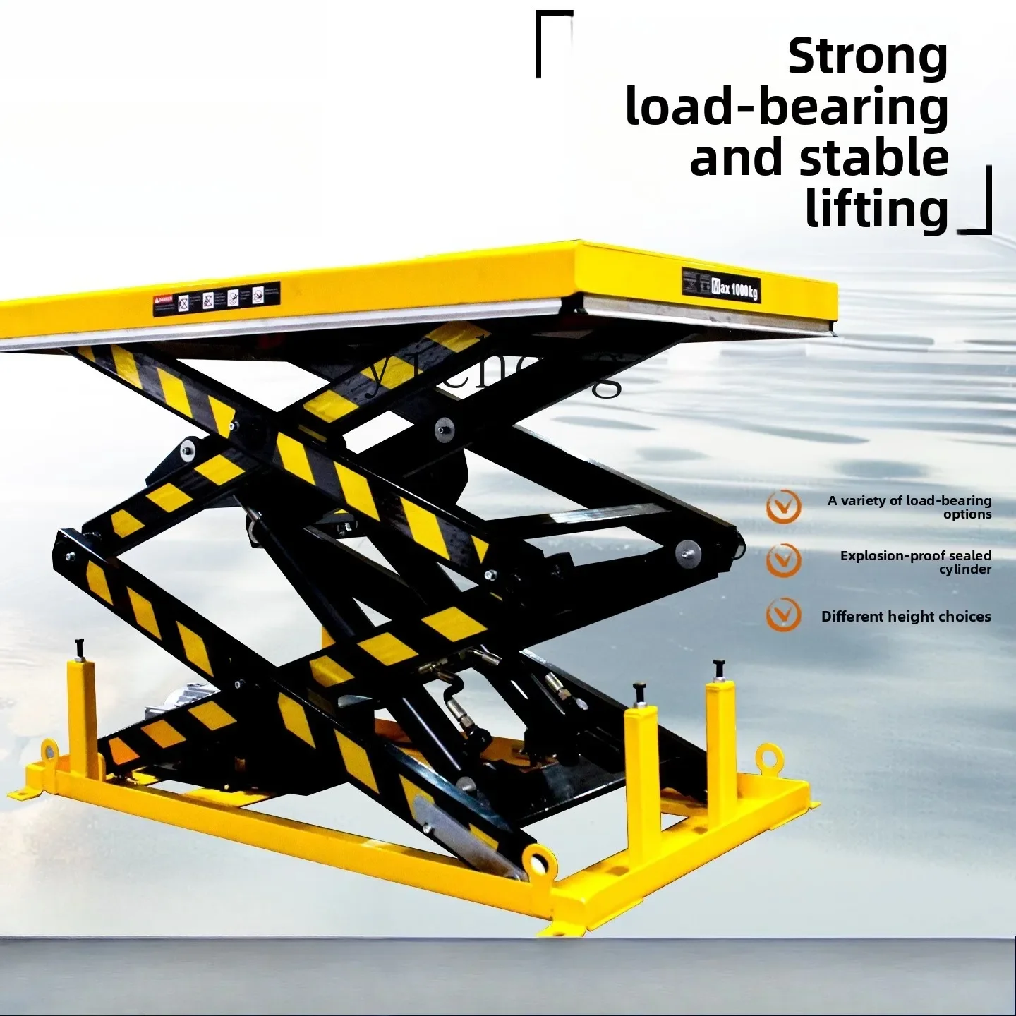 

LSL Electric Hydraulic Lifting Platform Scissor Lift Heavy Duty Loading and Unloading