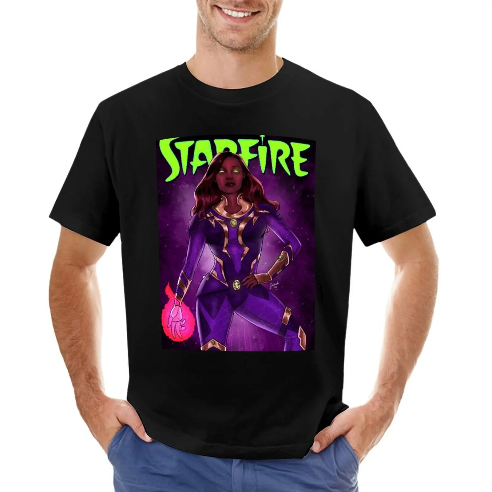 Starfire T-Shirt summer top baggy shirts t shirts for men pack