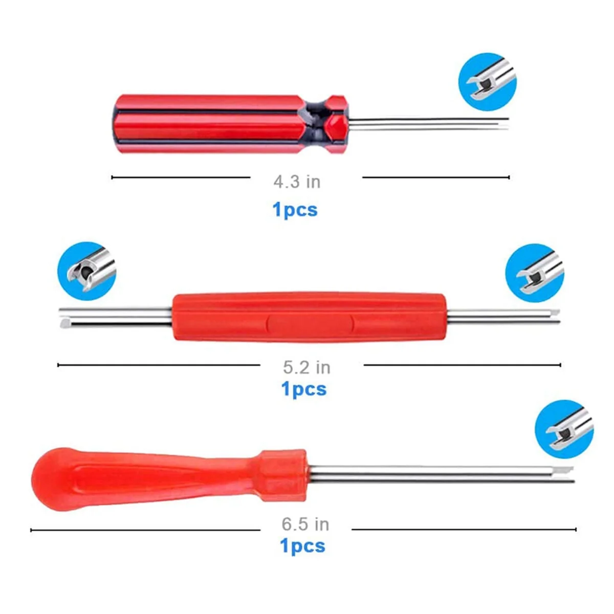 밸브 코어 제거 설치 키트, 밸브 코어 제거 도구, 밸브 캡 밸브, 64 피스, 신제품