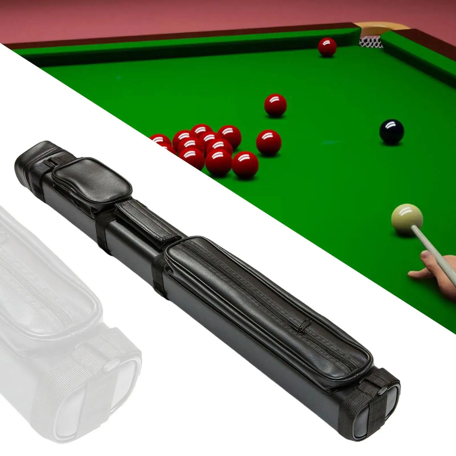 

Snooker Cues Billiard Cue Bag 1/2 Jointed Pool Cue Protector Case for Billiard Cue Accessories Storage
