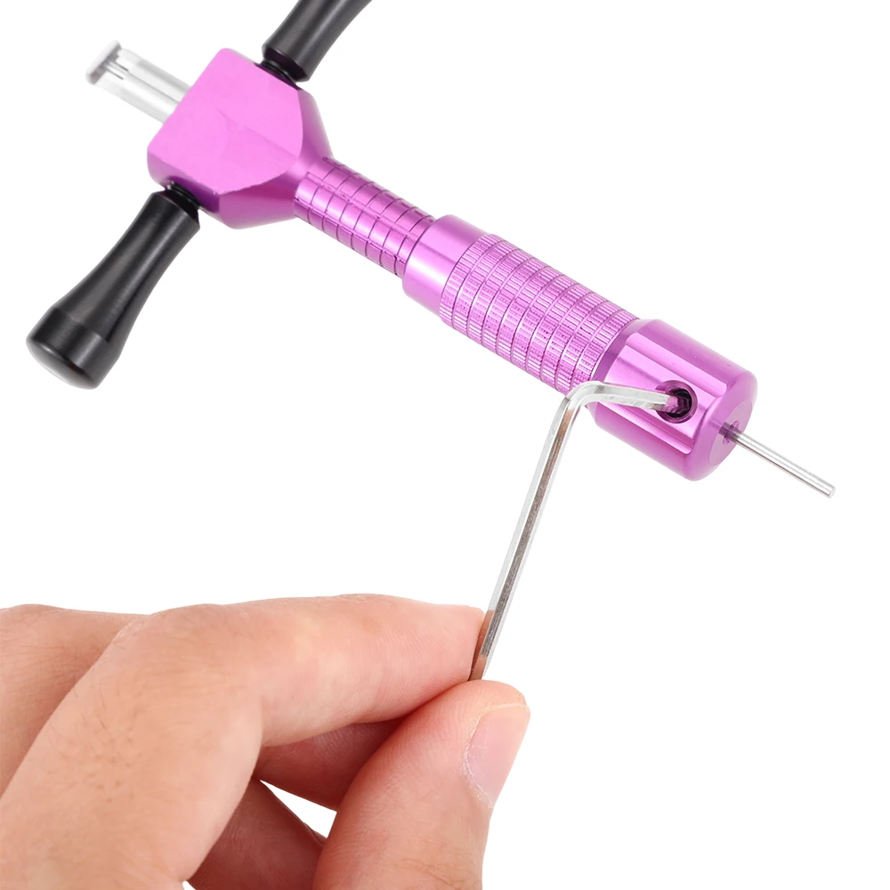 1Pc Universal Locksmith Replacement Tool L-shaped Wrench Locksmith Tool Professional Blade Lock-picking Key Portable Tool