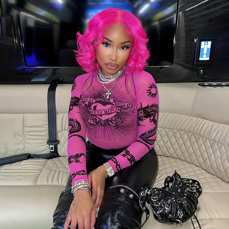 

New American Sle Hip Hop Printed Spicy Girl Sexy Base Irr ort Pants Men's Ciwalk Summer orts mid Waist Other Material