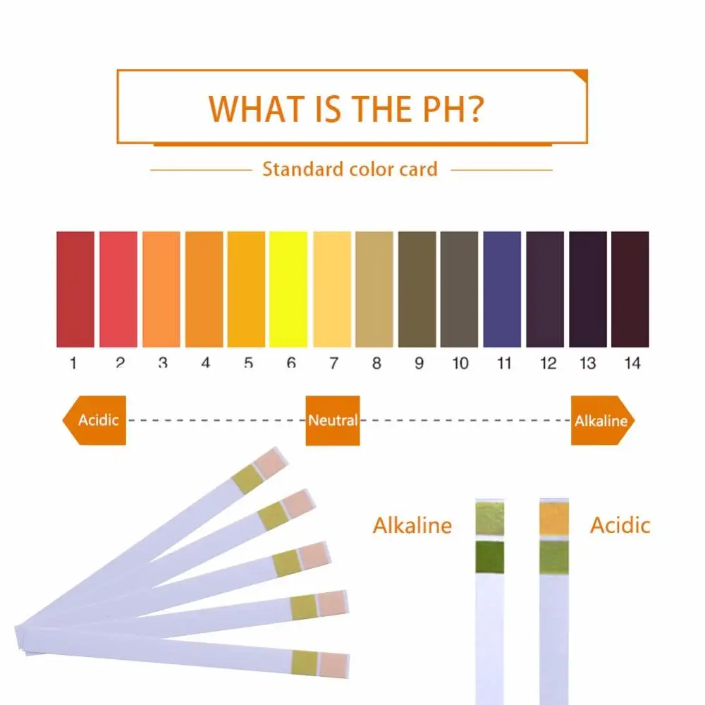 100 Strips PH 4.5-9.0 Lab Litmus Test Paper PH Strip Alkaline Acid Water Liquid Aquarium Universal Special Indicator Paper B2
