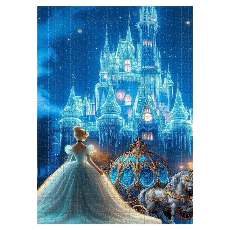 1000 pezzi puzzle fatto a mano regalo fai da te Cenerentola zucca carrozza castello di cristallo regalo di festa puzzle casual sala giochi parete di casa dicembre