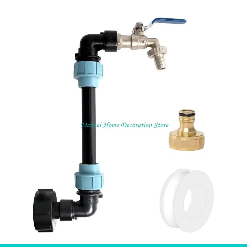 

H7BF IBC Адаптер на гибкой стойке с внутренней резьбой 3/4 дюйма Контейнер для дождевой воды