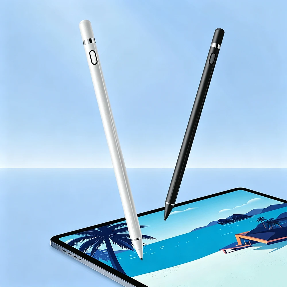 Universal Active Stylus Pen Dual Tips Touch Screen Pencil For iPad Android Xiaomi Samsung Tablet iPhone Mobile Phone Drawing