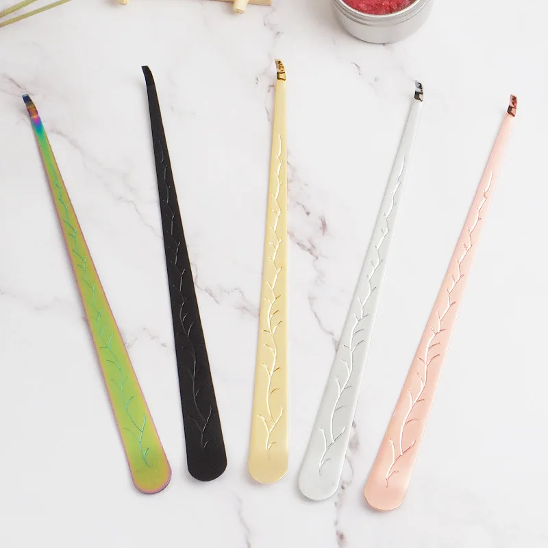 100pcs Stainless Steel Metal Wick Dipper Candle Snuffer Hook Carved Patterns Put Out Extinguish 0 sold