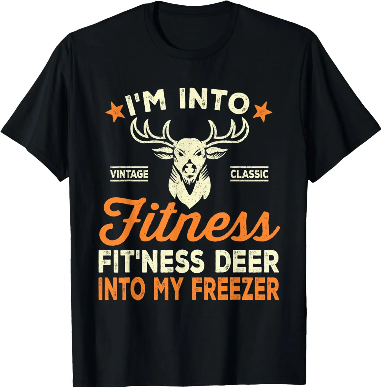 

Охотничья футболка для мальчиков «I’m Into Fitness Fit’Ness Deer In My Freezer»