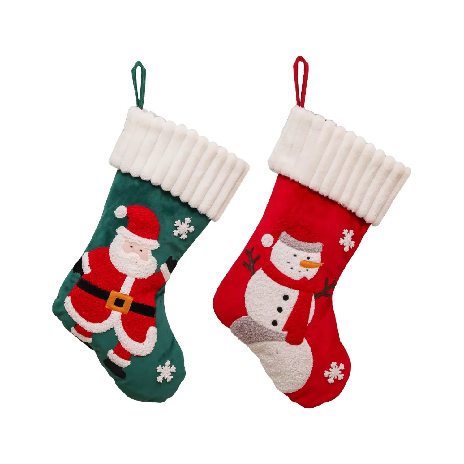 Christmas Stocking Decoration Sock Santa Claus Gift  Large Snowman  Christmas Stocking