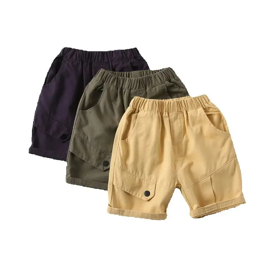 Children's Shorts Children's Pants Single Item Pants Cotton Boys Casual Pants Girls Shorts Kids Comfortable Five Pants 2-6 Years