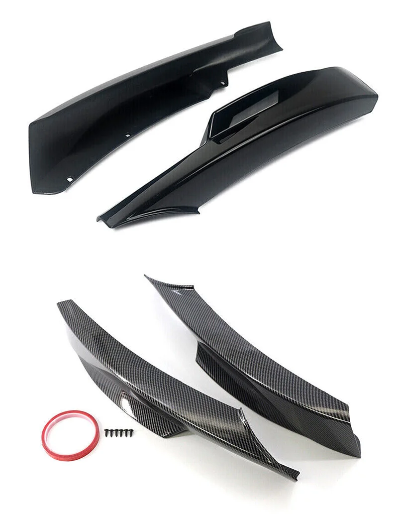 Für BMW Zubehör 3er E90 E91 328i 325i LCI M-Tech Sports 2009 2010 2011 2012 Front Splitter Bumper Lip Covers Carbon Lo – Detail 4