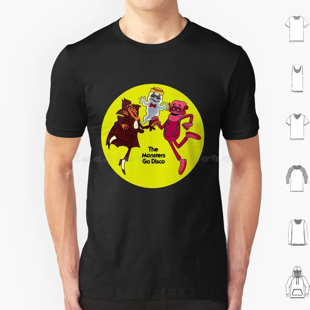 

Saturday Morning Disco Dancing Cereal Monsters T Shirt 6xl Cotton Cool Tee Cereal Monsters Count Chocula Frankenberry Boo Berry